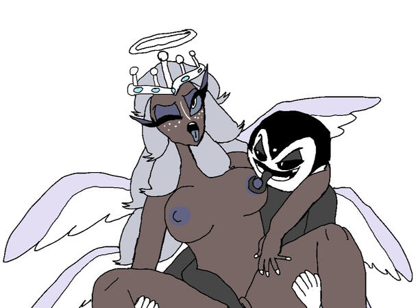 My OC and Sera From Hazbin Hotel